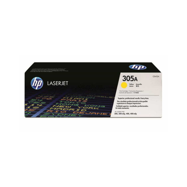 HP 305A CE412A Sarı Orijinal Toner