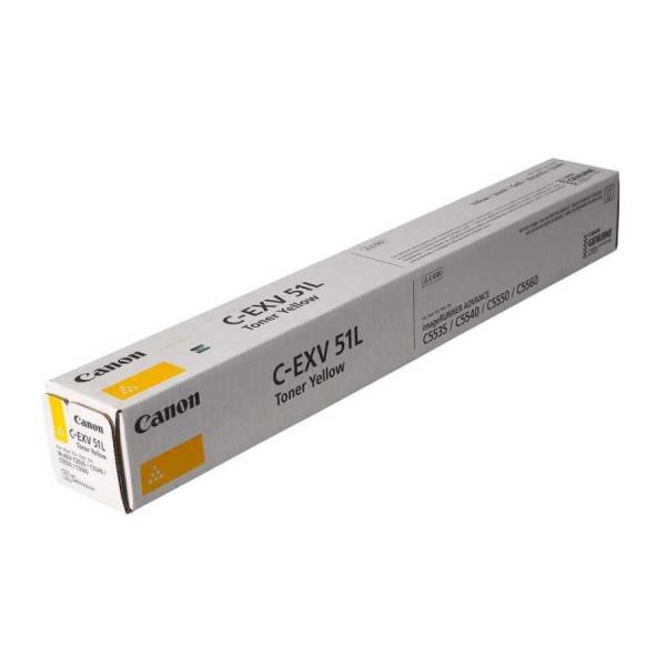 Canon C-EXV 51L 0487C002 Sarı Orijinal Fotokopi Toner