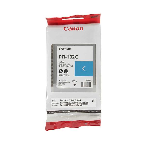 Canon PFI-102C 0896B001 Mavi Orijinal Kartuş