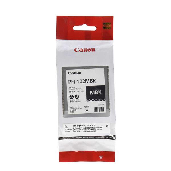 Canon PFI-102MBK 0894B001 Mat Siyah Orijinal Kartuş