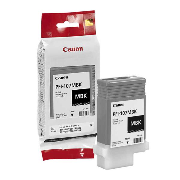 Canon PFI-107MBK 6704B001 Mat Siyah Orijinal Kartuş