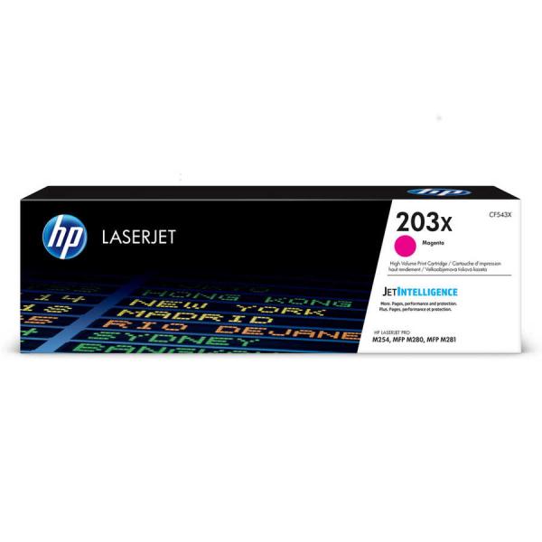 HP 203X CF543X Kırmızı Yüksek Kapasiteli Orijinal Toner