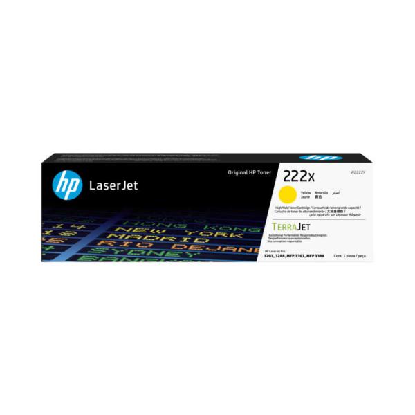 HP 222X W2222X Sarı Yüksek Kapasiteli Orijinal Toner