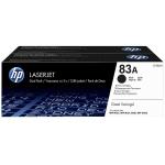 HP 83A CF283AF Siyah Orijinal Toner İkili Set