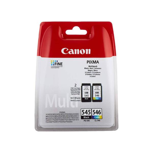 Canon PG-545 CL-546 Orijinal Kartuş Seti Fotoğraf Kağıt Hediyeli