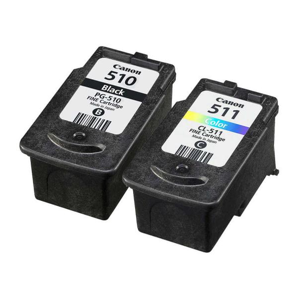 Canon PG-510 CL-511 2970B017 Fotoğraf Kağıtlı Orijinal Kartuş Seti