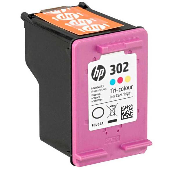 HP 302 F6U65AE Renkli Orijinal Kartuş