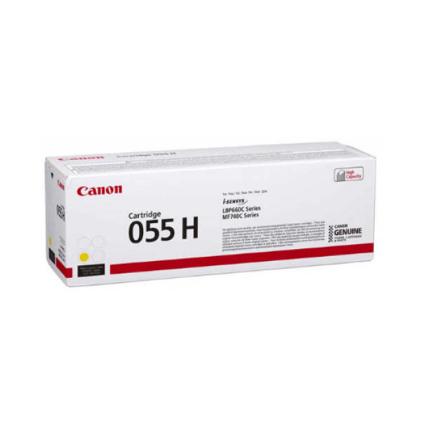 Canon CRG-055H 3017C002 Sarı Yüksek Kapasiteli Orijinal Toner