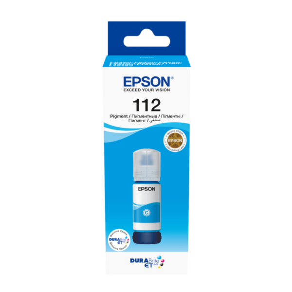Epson EcoTank 112 C13T06C24A Mavi Orijinal Mürekkep