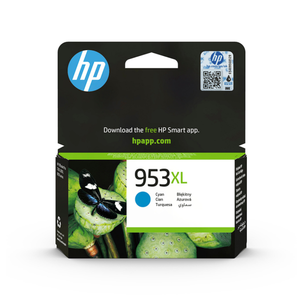 HP 953XL F6U16AE Mavi Yüksek Kapasiteli Orijinal Kartuş