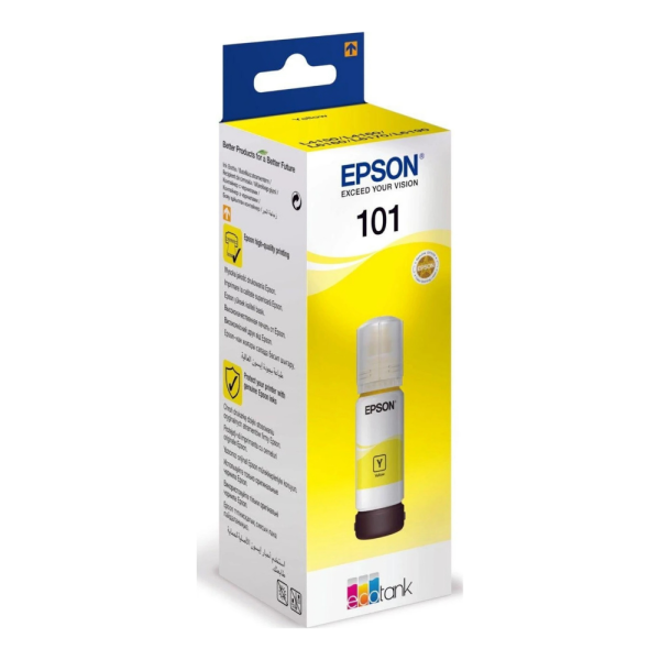 Epson EcoTank 101 C13T03V44A Sarı Orijinal Mürekkep