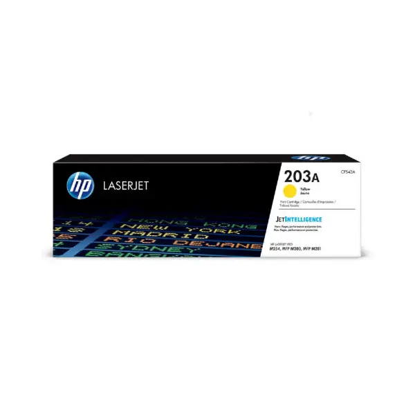 HP 203A CF542A Sarı Orijinal Toner