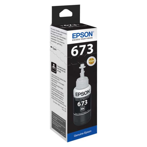 Epson EcoTank 673 C13T67314A Siyah Orijinal Mürekkep