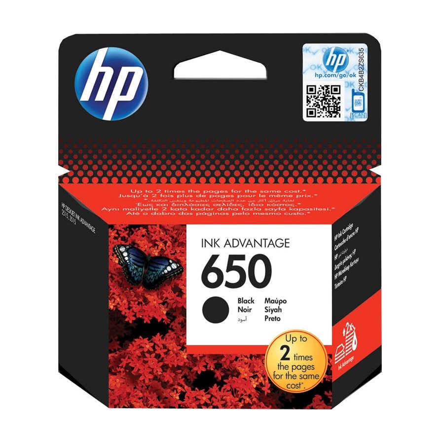 HP 650 CZ101AE Siyah Orijinal Kartuş