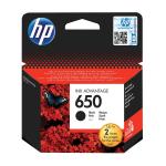 HP 650 CZ101AE Siyah Orijinal Kartuş