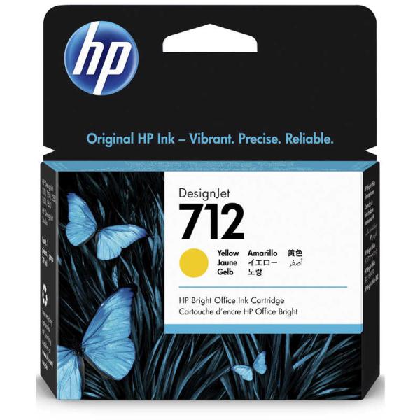 HP 712 3ED69A Sarı Orijinal Kartuş