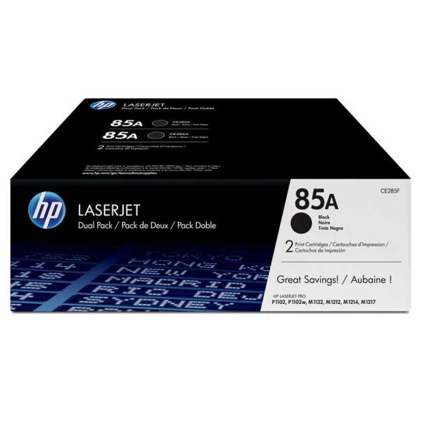 HP 85A CE285AF Siyah Orijinal Toner 2'li Set