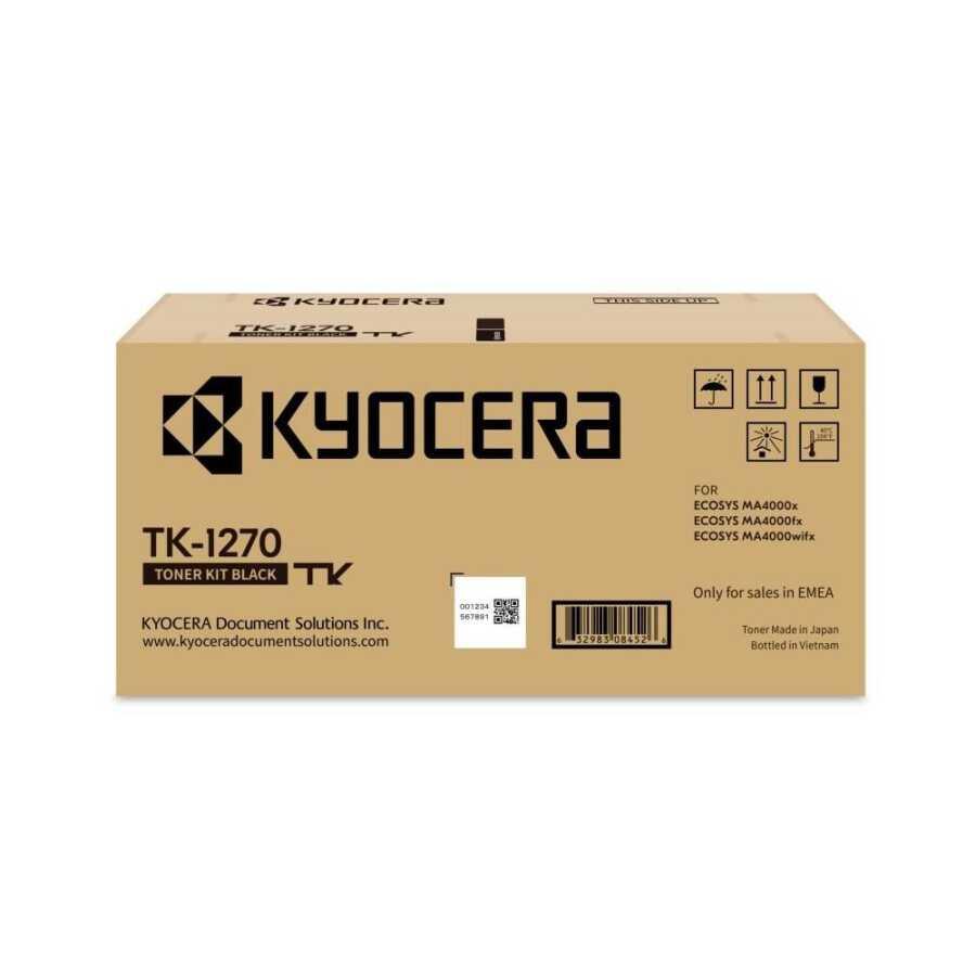 Kyocera TK-1270 1T0C140NL0 Siyah Orijinal Fotokopi Toner
