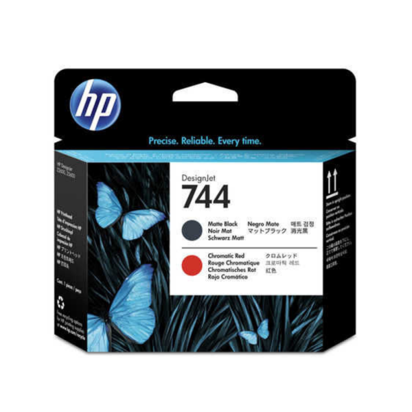 HP 744 F9J88A Mat Siyah Kromatik Kırmızı Orijinal Baskı Kafası