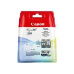 Canon PG-510 CL-511 2970B017 Fotoğraf Kağıtlı Orijinal Kartuş Seti