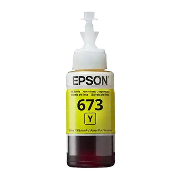 Epson EcoTank 673 C13T67344A Sarı Orijinal Mürekkep