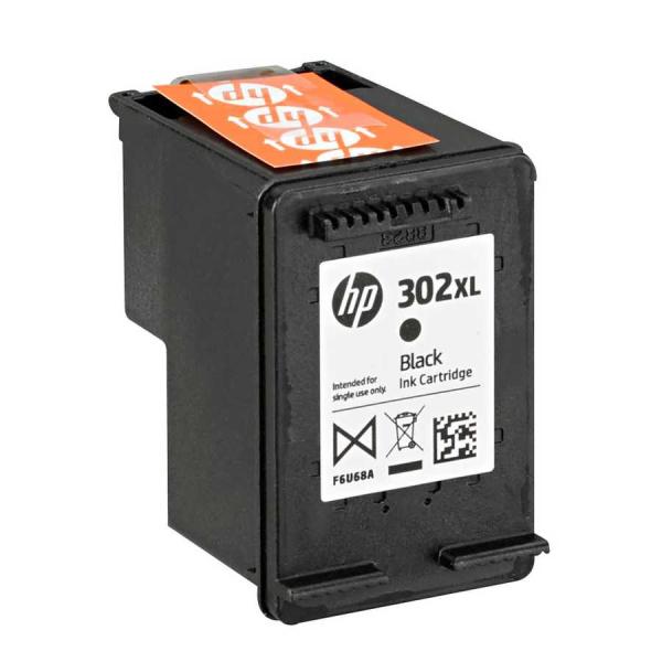 HP 302XL F6U68AE Siyah Yüksek Kapasiteli Orijinal Kartuş