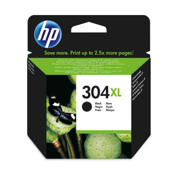 HP 304XL N9K08AE Siyah Yüksek Kapasiteli Orijinal Kartuş